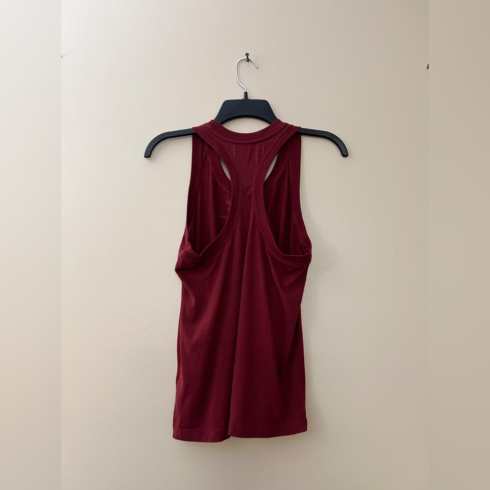 Nike Maroon Racerback Tank Top - Picture 4 of 5